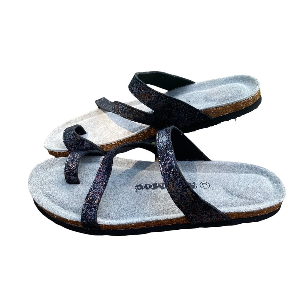 Soft Moc Women's Toe  Thong Sandals Size 10